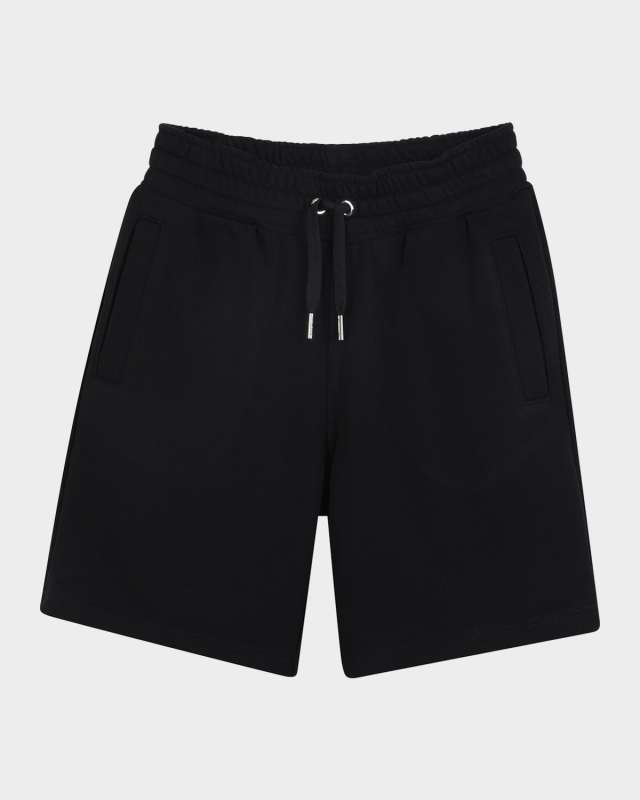 Boy's Embroidered Logo Shorts, Size 4-